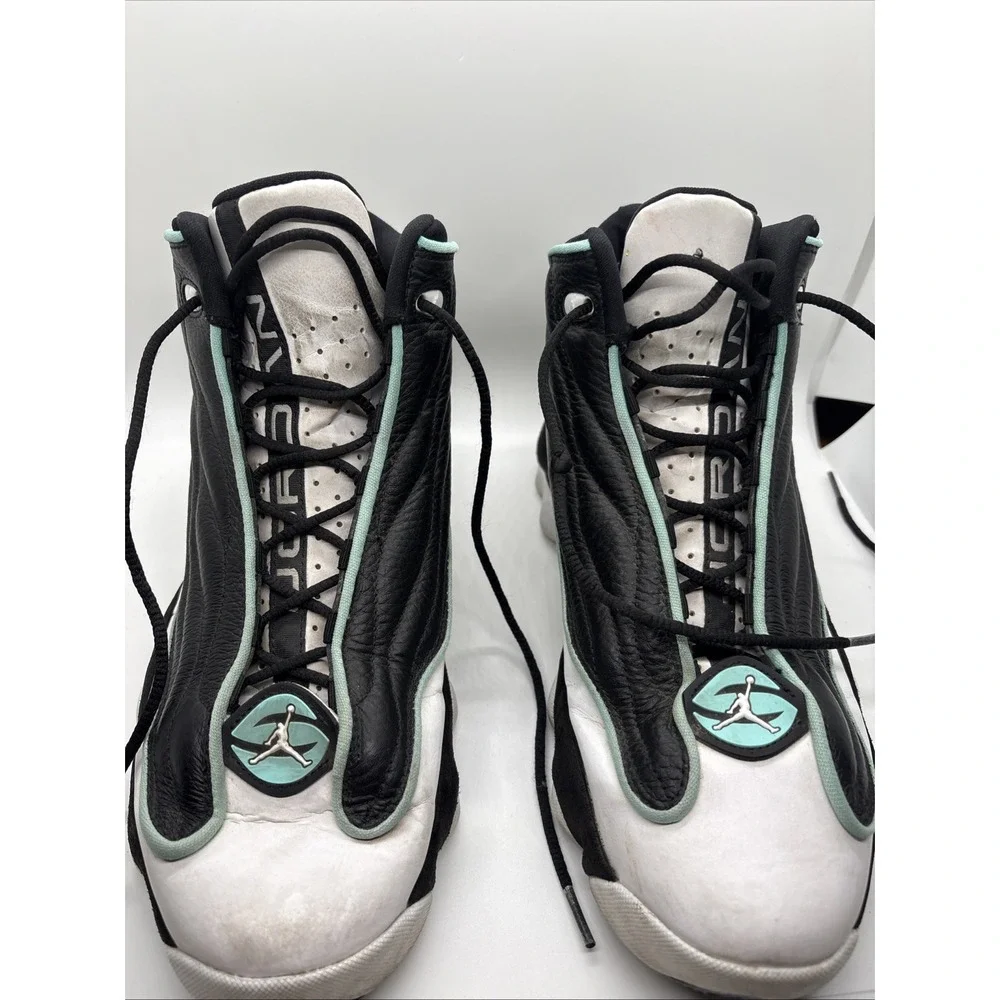 Nike Jordan Pro Strong DC8418-001 Black Aqua White Mens Sneaker Size 10